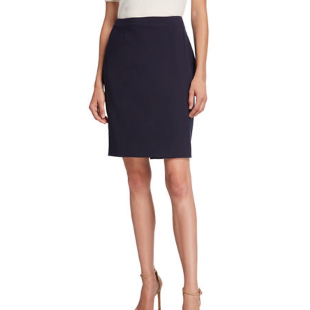 NWT Charter Club Navy pencil skirt